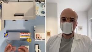  Włoski farmaceuta pokazuje, jak samemu w domu możesz zrobić maseczkę higieniczn